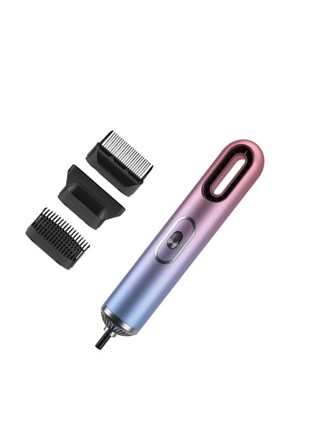 KASTWAVE High Power Hair Dryer, 3 in 1 Extravagant Multifunctional Electric Hair Styler Brush Blow Dryer, 800W Hot Air Brush Leafless Curly Straight Hair Dryer, Purple - Image 1